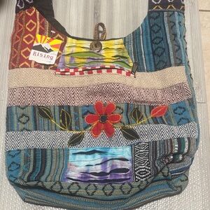 Rising International Multicolor Boho Shoulder Bag
